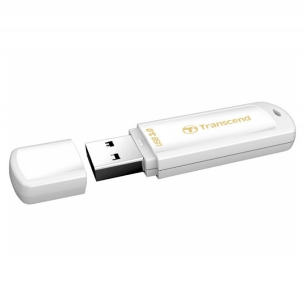 USB Flash Transcend JetFlash 730 64 GB White USB 3.0, Plastic photo 3