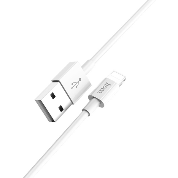 Cablu pentru telefon Hoco X23 USB Type-A/ Lightning White  photo 4