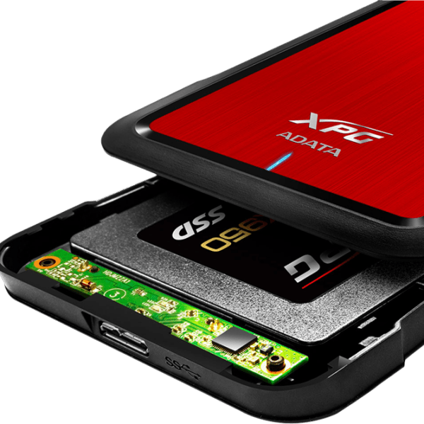 Внешний корпус для HDD и SSD ADATA XPG EX500 Красный USB 3.1 photo 4