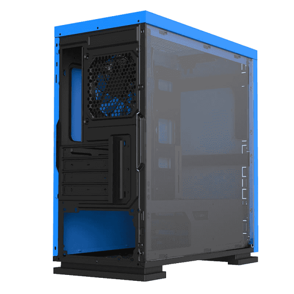 Корпус Gamemax Expedition H605-BL Синий micro ATX photo 2