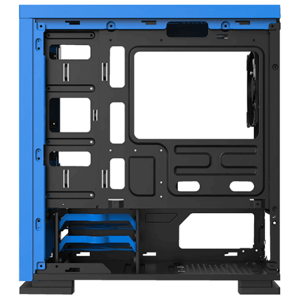 Корпус Gamemax Expedition H605-BL Синий micro ATX photo 3