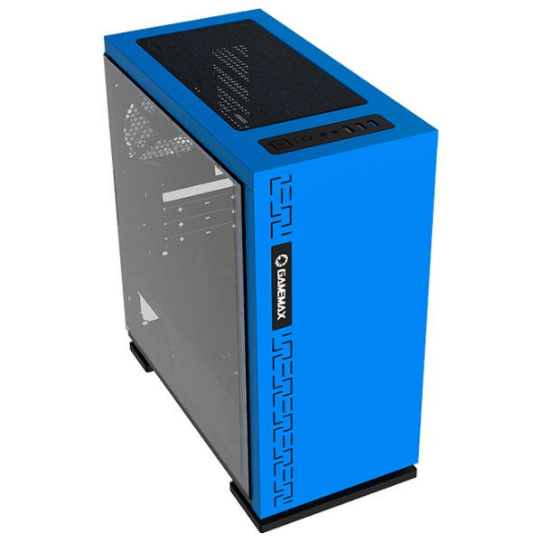 Корпус Gamemax Expedition H605-BL Синий micro ATX photo 6