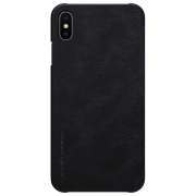Чехол для смартфона Apple iPhone XS Max (QIN) Черный Nillkin, Кожа, Чехол книжка