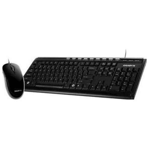 Клавиатура и Мышь Gigabyte KM6150 Черный Для дома и офиса, Проводная photo 2
