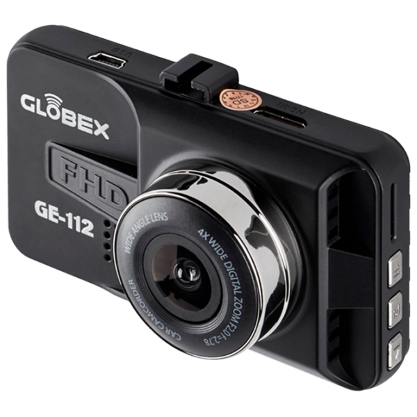 Cameră Auto Globex GE-112 Black CMOS/ Black photo 2
