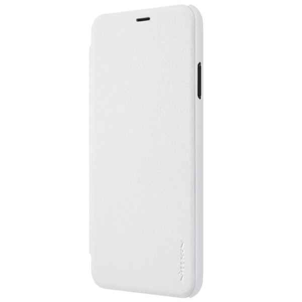 Husă pentru smartphone Apple iPhone XS (Sparkle) White Nillkin, Piele, Book Cover photo 3