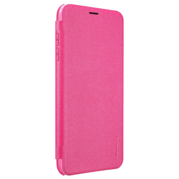 Husă pentru smartphone Apple iPhone XS (Sparkle) Pink Nillkin, Piele, Book Cover photo 3