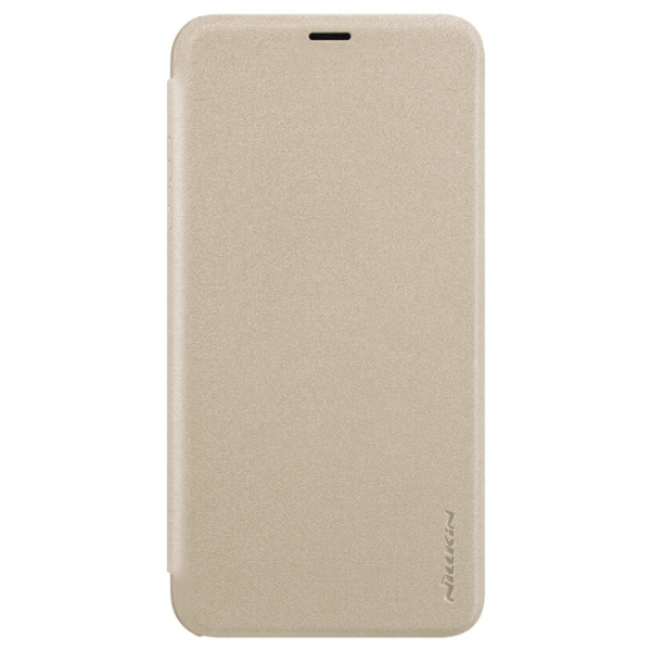 Husă pentru smartphone Apple iPhone XS (Sparkle) Gold Nillkin, Piele, Book Cover photo 2
