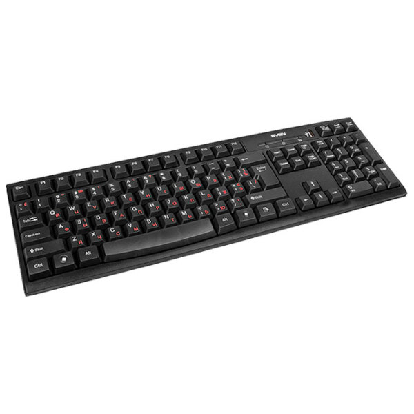 Клавиатура Sven Standard 304 Черный Для дома и офиса, Проводная photo 3