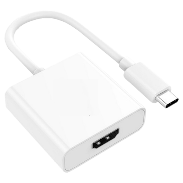 Adaptor APC USB TYPE C to HDMI (APC-631002), White  photo 1