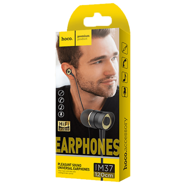 Căști Hoco M37 Black Cu fir / Personal / In ear photo 4