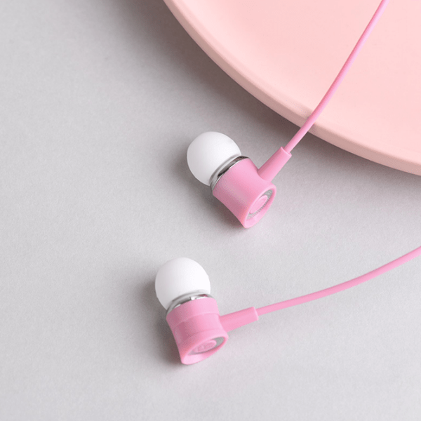 Căști Hoco M37 Pink Cu fir / Personal / In ear photo 2