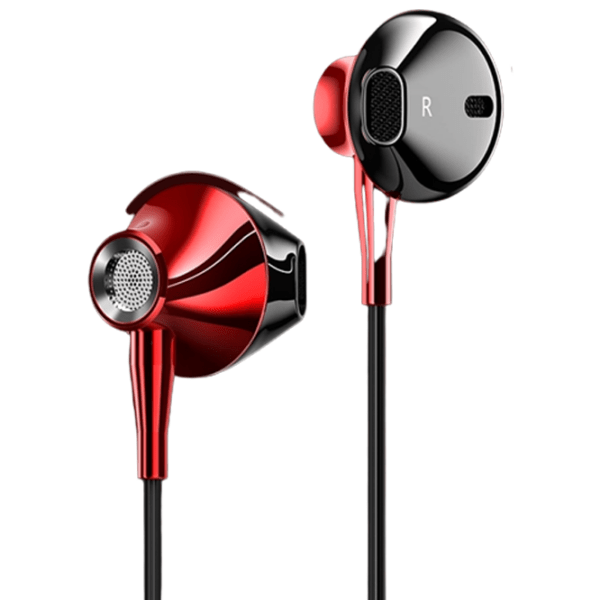 Căști USAMS EP-25 Type-C Red Cu fir / Personal / In ear photo 2