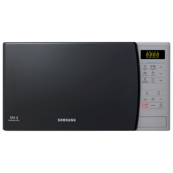 Cuptor cu microunde Samsung ME83KRS-1/ BW Silver Solo, 23 l, 800 W photo 1