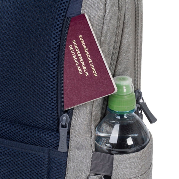 Rucsac RivaCase 7760 15.6" Gray  photo 11
