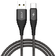 Кабель для телефона Golf GC-67t USB Type-A/ USB Type-C Черный 