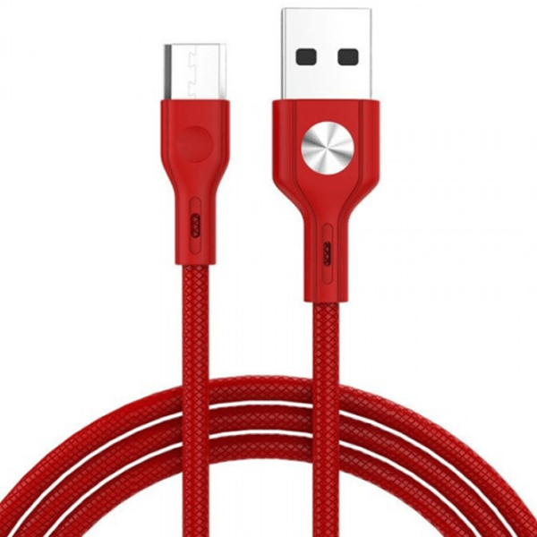 Cablu pentru telefon Golf GC-60 USB Type-A/ microUSB Red  photo 2