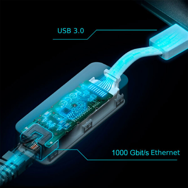 Adaptor de rețea TP-Link UE300 White  photo 4