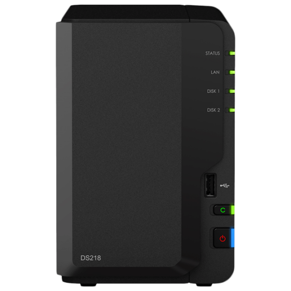 DiscStation Synology DS218 Black  photo 1