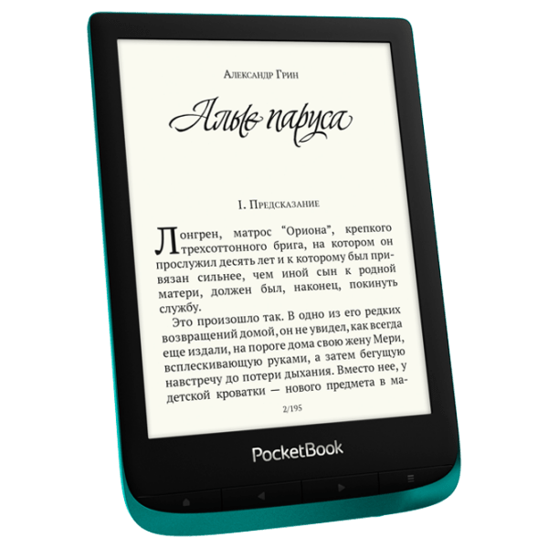PocketBook Touch Lux 4, Изумрудно Синий  photo 2