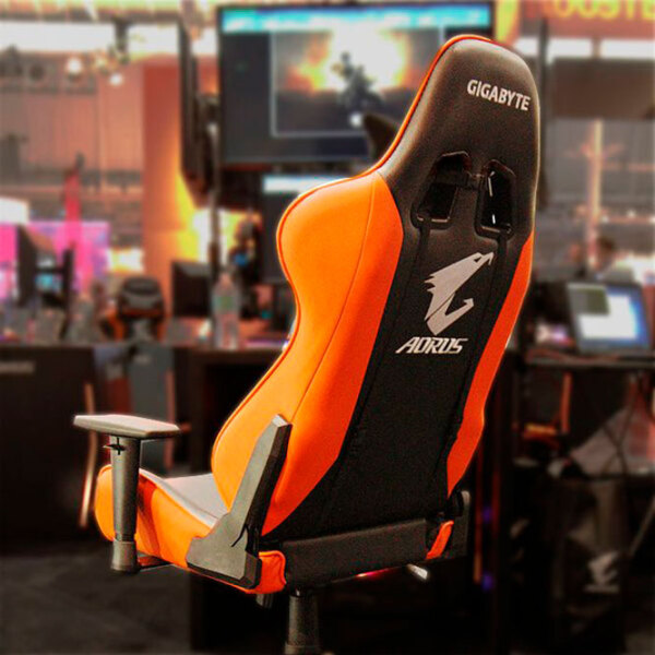Игровое кресло Gigabyte Aorus AGC300 00038698 Оранжевый Черный  photo 8