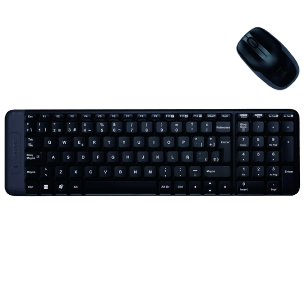 Клавиатура и Мышь Logitech MK 220 Черный Для дома и офиса, Беспроводные photo 4