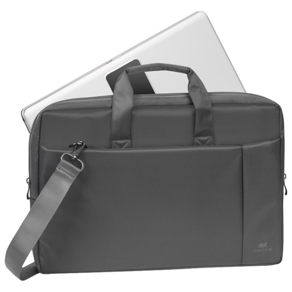 Geantă pentru laptop RivaCase 8251 17.3" Gray  photo 2