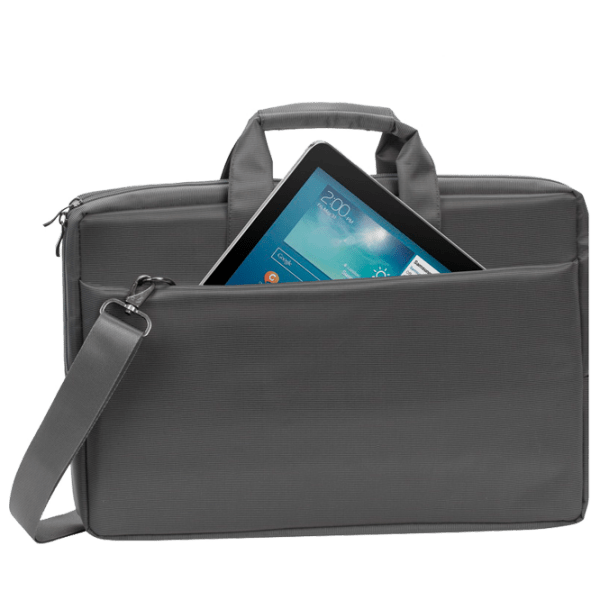 Geantă pentru laptop RivaCase 8251 17.3" Gray  photo 7