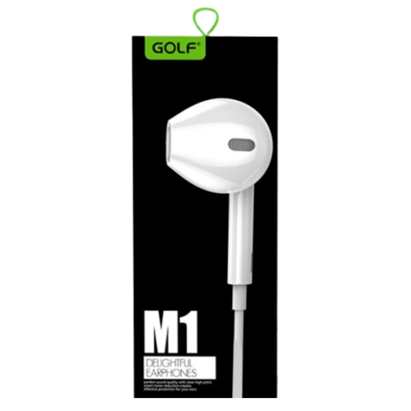 Căști Golf M1 Control Earphone White Cu fir / Personal / In ear photo 5