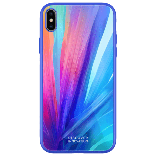 Husă pentru smartphone Apple iPhone XS (Tempered Plaid) Multicolor Blue Nillkin, PC, Back photo 1