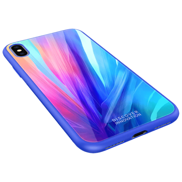 Husă pentru smartphone Apple iPhone XS (Tempered Plaid) Multicolor Blue Nillkin, PC, Back photo 3