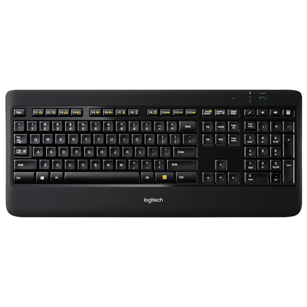 Tastatură Logitech K800 Black Home and Office, Fără fir photo 1