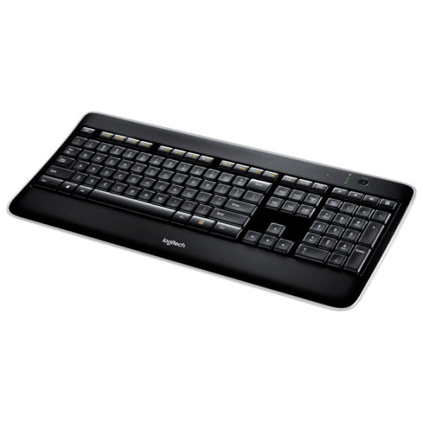 Tastatură Logitech K800 Black Home and Office, Fără fir photo 3