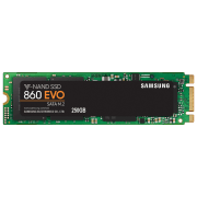 SSD Samsung 860 EVO Series M.2 250 ГБ Скорость чтения: 550 MБ/ с,
Скорость записи: 520 MБ/ с