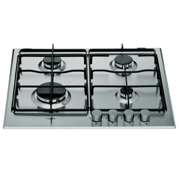 Plită încorporabilă pe gaz Whirlpool GMA 6411/ IX Silver , Gratare: Fontă photo 2