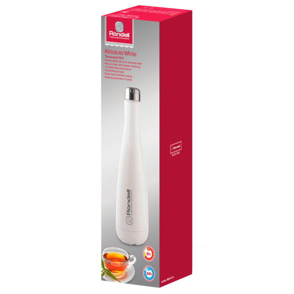 Sticlă termică Rondell RDS-912 White 750 ml photo 2