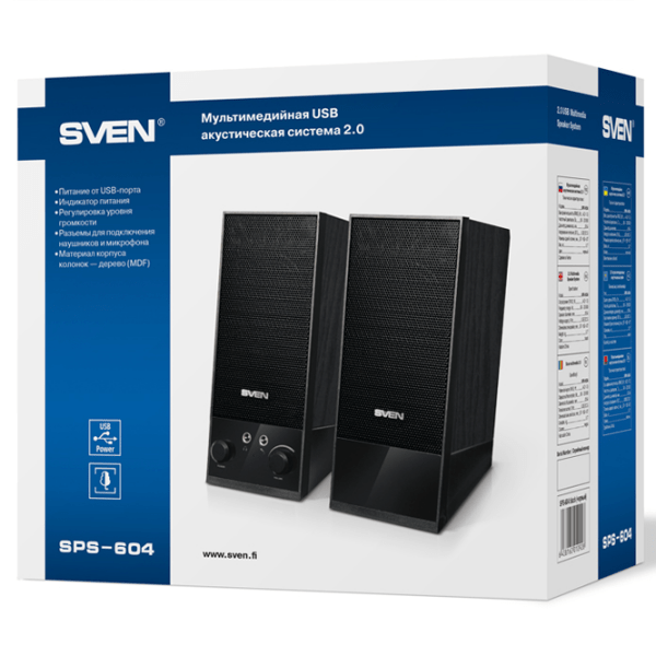 Sistem audio Sven SPS-604 Black  photo 5