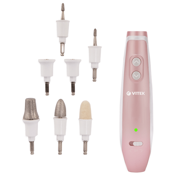 Set pentru manichiură și pedichiură Vitek VT-2215 Pink  photo 3