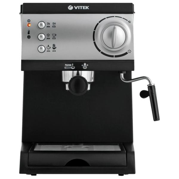 Espressor Vitek VT-1511 Black 1050 W, 1.5 l, Boiler photo 1