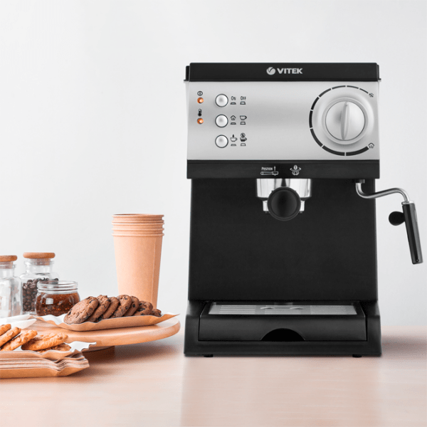 Espressor Vitek VT-1511 Black 1050 W, 1.5 l, Boiler photo 6