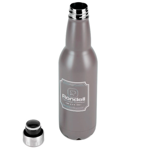 Sticlă termică Rondell Bottle RDS-841 Gray 750 ml photo 3