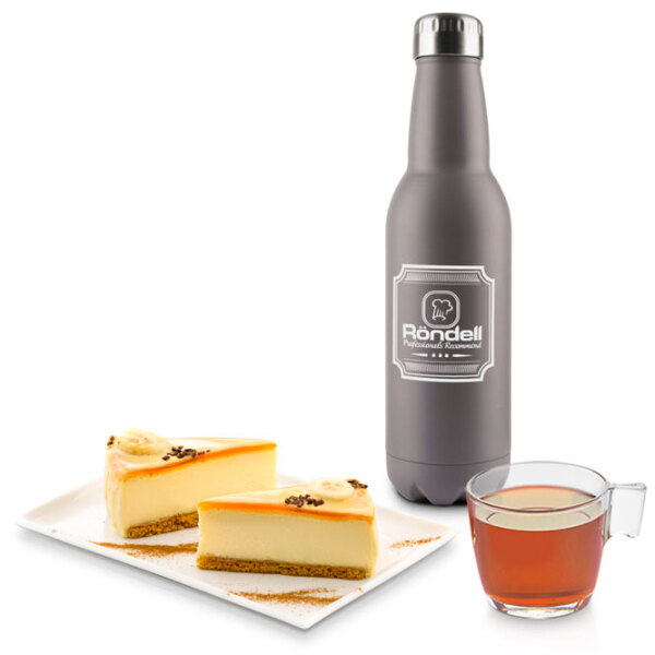 Sticlă termică Rondell Bottle RDS-841 Gray 750 ml photo 5