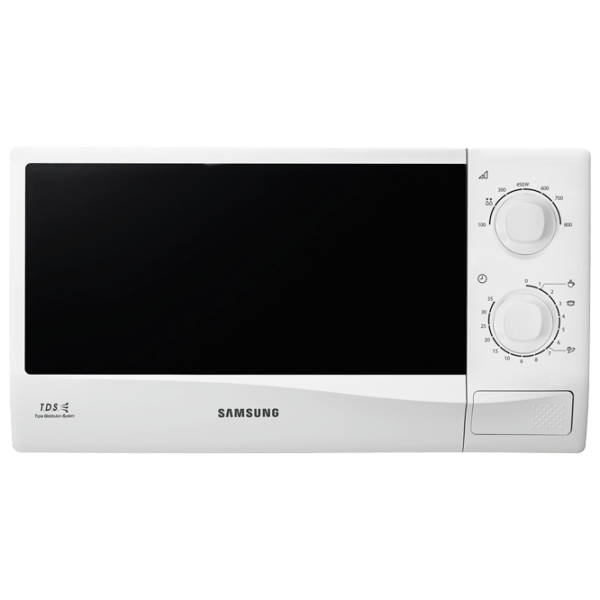 Cuptor cu microunde Samsung ME81KRW-2/ BW White Solo, 23 l, 800 W photo 1