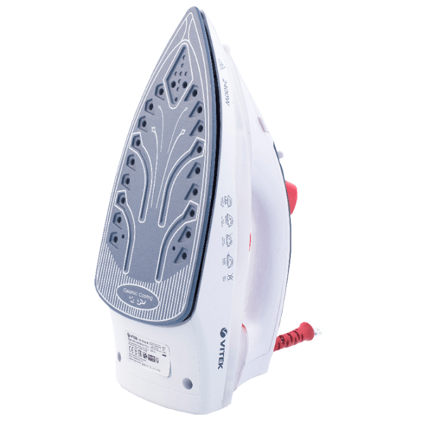 Утюг Vitek VT-1234 Белый 2400 Вт, 30 г/ мин, 0.22 л, Керамика photo 3