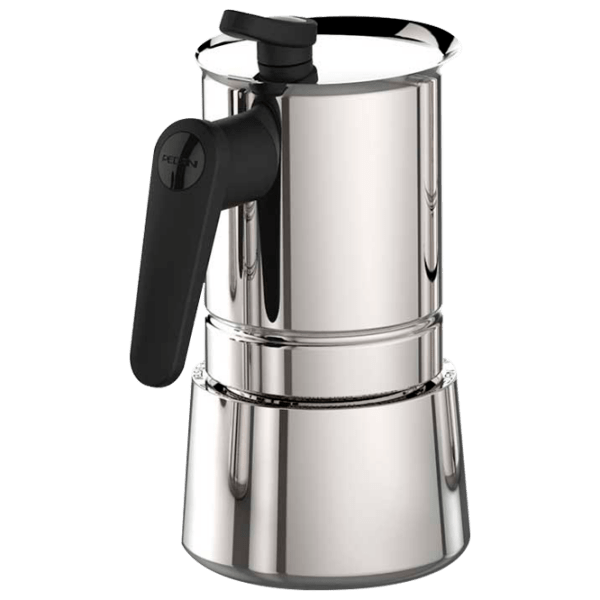 Гейзерная кофеварка Pedrini CaffeНержавеющая сталь 300 мл, Нержавеющая сталь photo 2