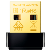 Сетевой адаптер TP-Link TL-WN725N Черный 