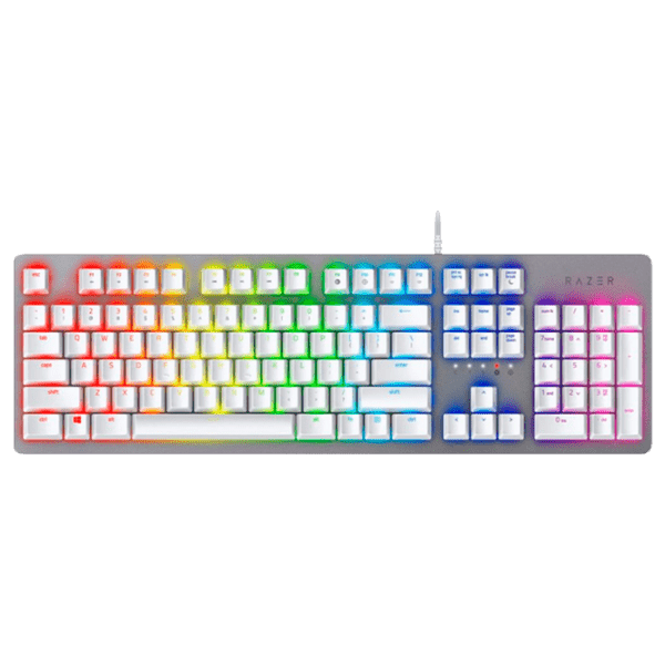 Tastatură Razer Huntsman US Layout White Gaming, Cu fir photo 1