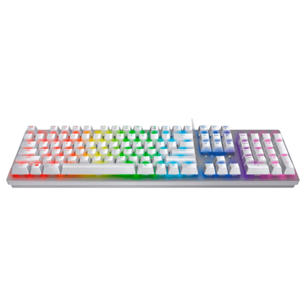Tastatură Razer Huntsman US Layout White Gaming, Cu fir photo 2