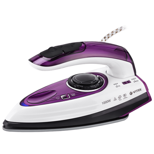Утюг Vitek VT-8305 Пурпурный 1000 Вт, , 0.07 л, Керамика photo 1