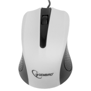 Mouse Gembird MUS-101-W White Cu fir, 1200 dpi